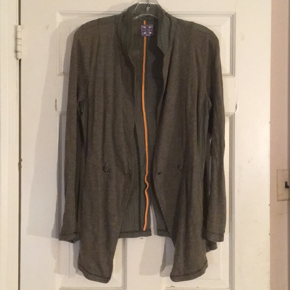 Free People Green Jacket